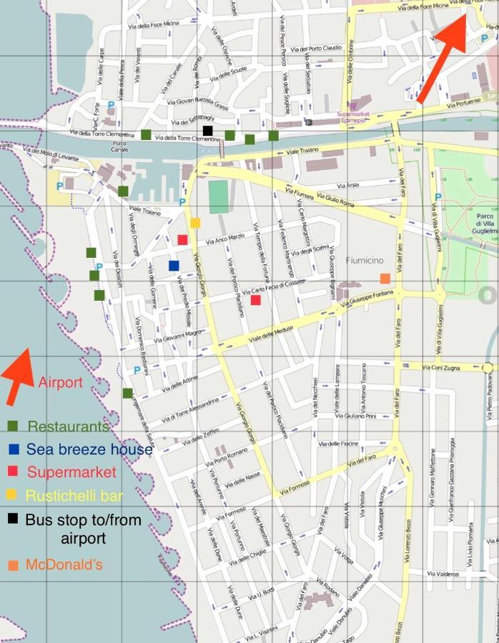 Apartament Sea Breeze House Fiumicino Zewnętrze zdjęcie